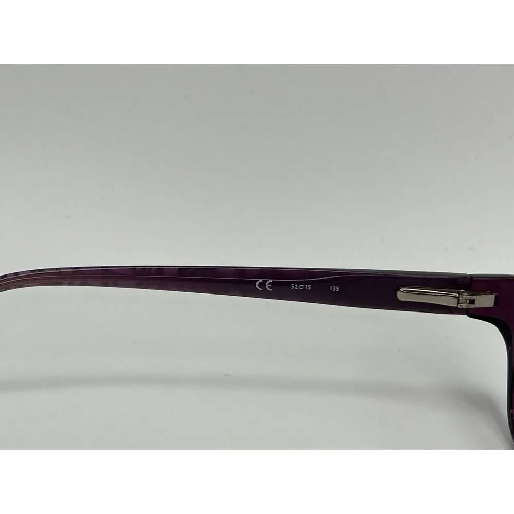 Nine West NW5047 500 Purple Crystal Rectangular Eyeglasses Frames 52[]15 135 mm - Picture 7 of 12